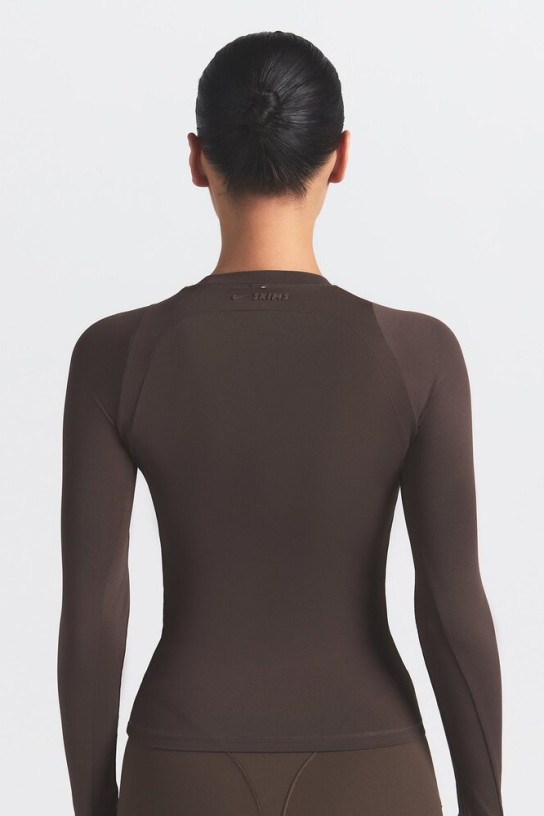 Nike&Skims Airy Long Sleeve Crew Neck Top