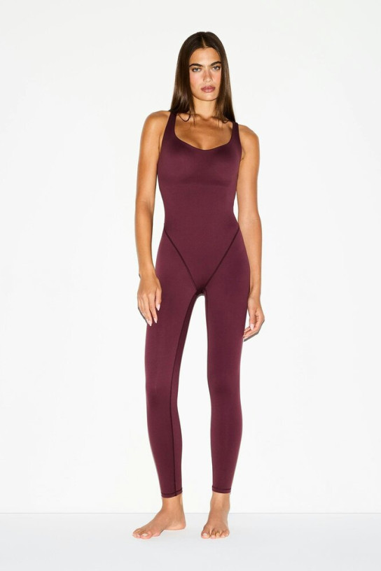 Nike&Skims Matte Racer Long Onesie