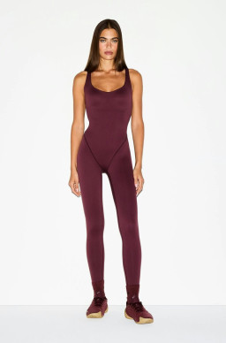 Nike&Skims Matte Racer Long Onesie