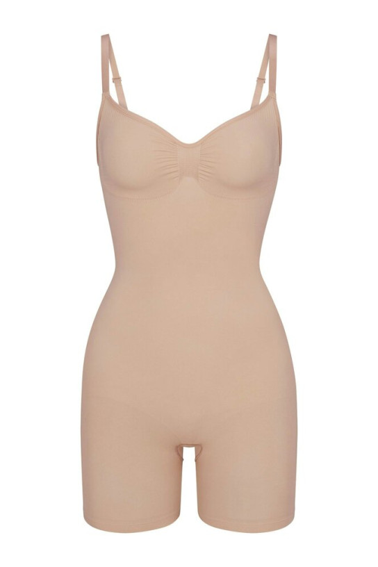Skims Seamless Sculpt Mid Thigh Bodysuit