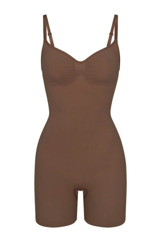 Skims Seamless Sculpt Mid Thigh Bodysuit