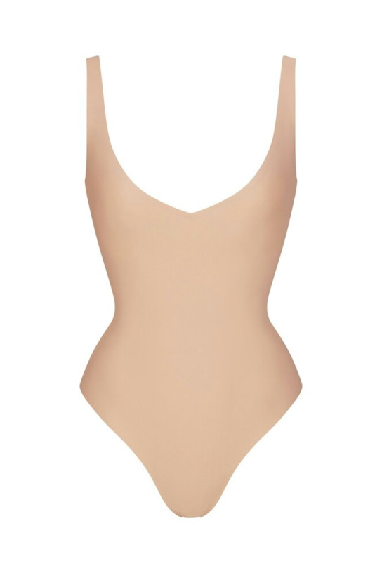 Skims Body Unlined Plunge Thong Bodysuit