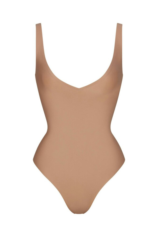 Skims Body Unlined Plunge Thong Bodysuit