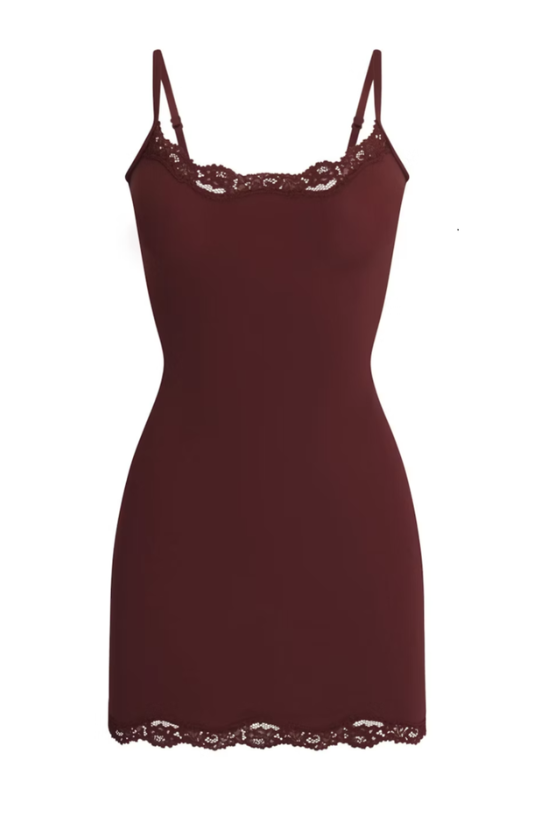 Skims Fits Everybody Lace Slip Dress