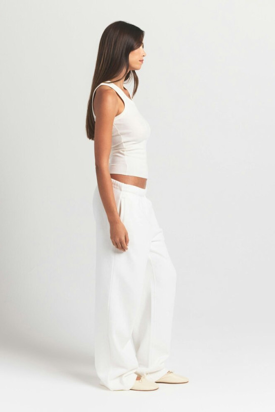 Skims Cotton Fleece Classic Straight Leg Pants
