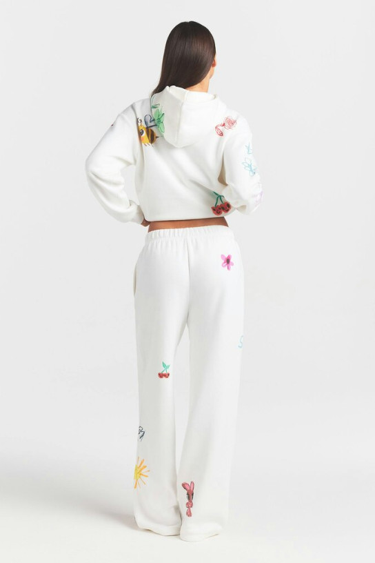 Skims Cotton Fleece Classic Straight Leg Pants