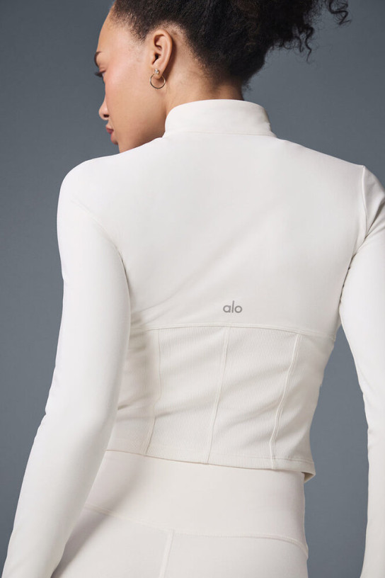 Alo Airbrush Corset Full Zip Jacket