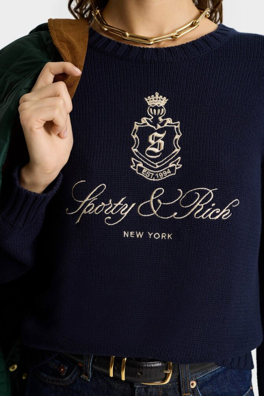 Sporty & Rich Vendome Knitted Sweater