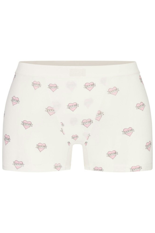 Skims Boyfriend long sleeve t-shirt and short boxer set
