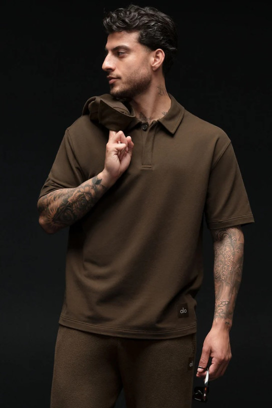 Alo Double Take Short Sleeve Polo (men)