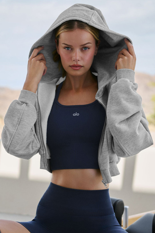 Alo Sweet Escape Zip Up Hoodie